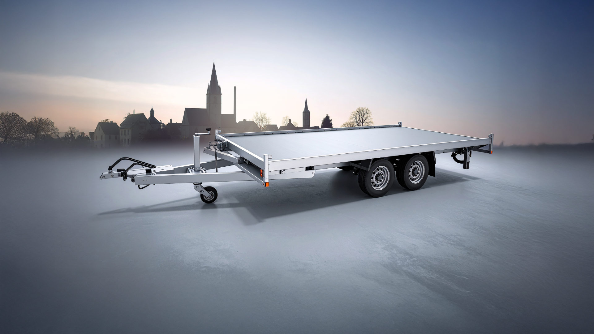 Anhänger vor Eppinger Skyline